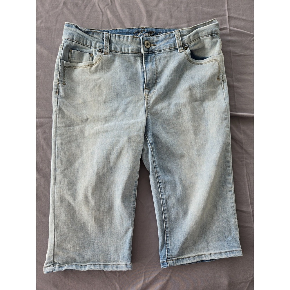 Buffalo Samuella Bermuda Jeans Shorts Mid-Rise 90s Retro Grunge